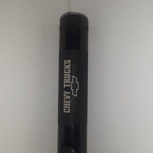 RARE VINTAGE CHEVY TRUCKS CHEVROLET MAY-LITE LOGO FLASHLIGHT TESTED